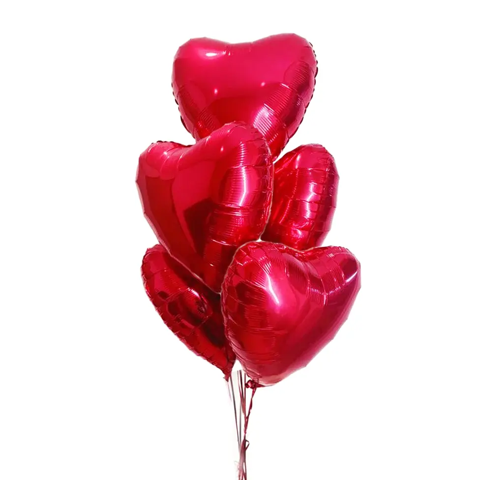 heart shaped balloons